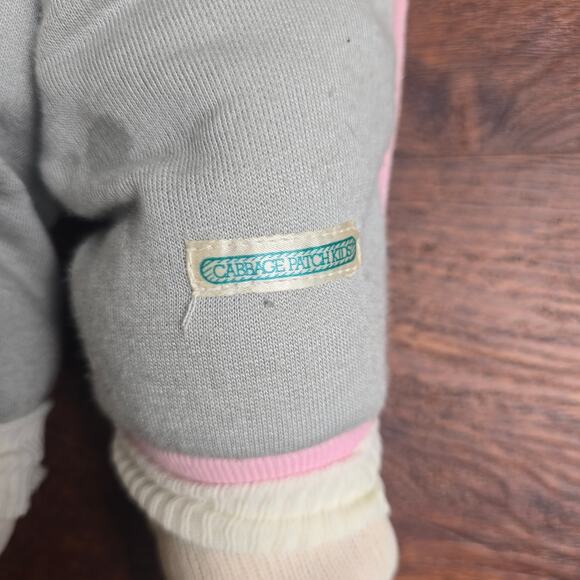 Cabbage Patch Kids 1982 Coleco Yellow Yarn Hair Braids Blue Eyes CPK Outfit - Picture 3 of 11